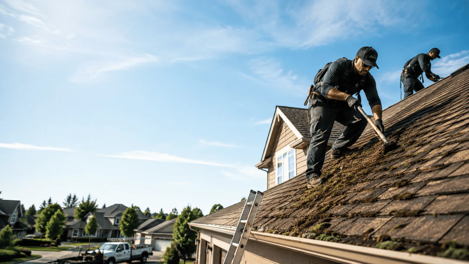 Roof Moss Removal in Farmington, UT near me
